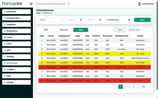 Managetrix-attendance-and-time-tracking-module