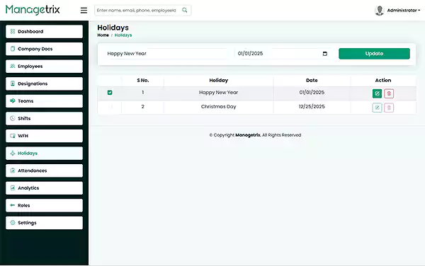 Managetrix-holidays-management
