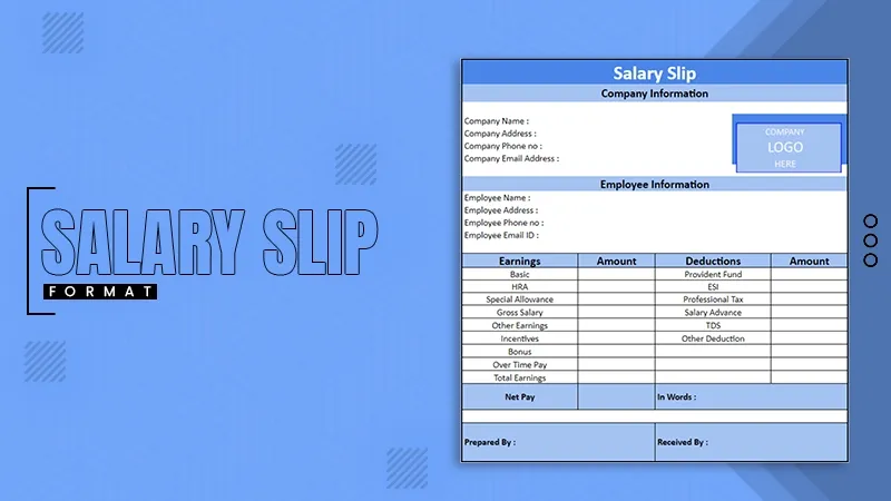 Salary Slip Format