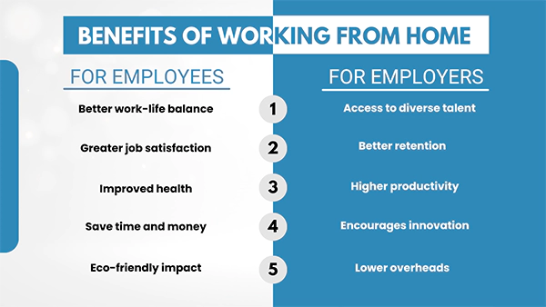 Benefits of Working From Home