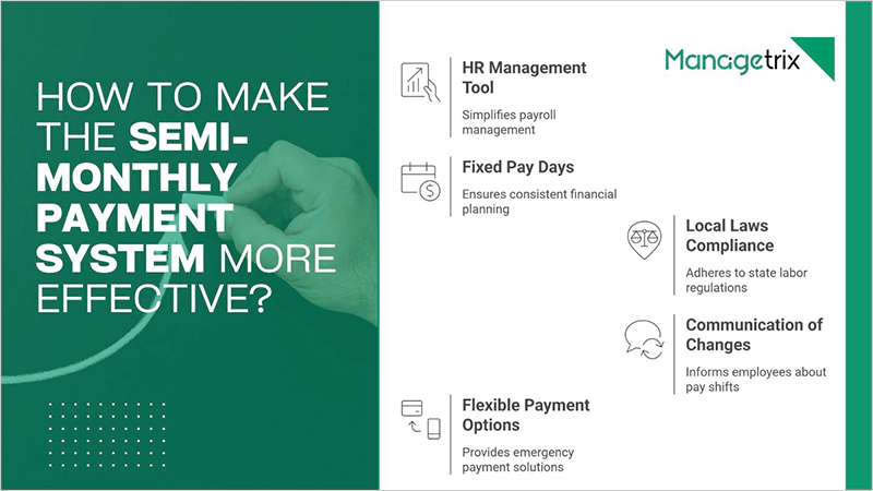 Semi monthly Payment System