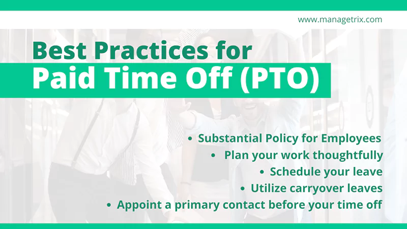 Best Practices for Paid Time Off PTO