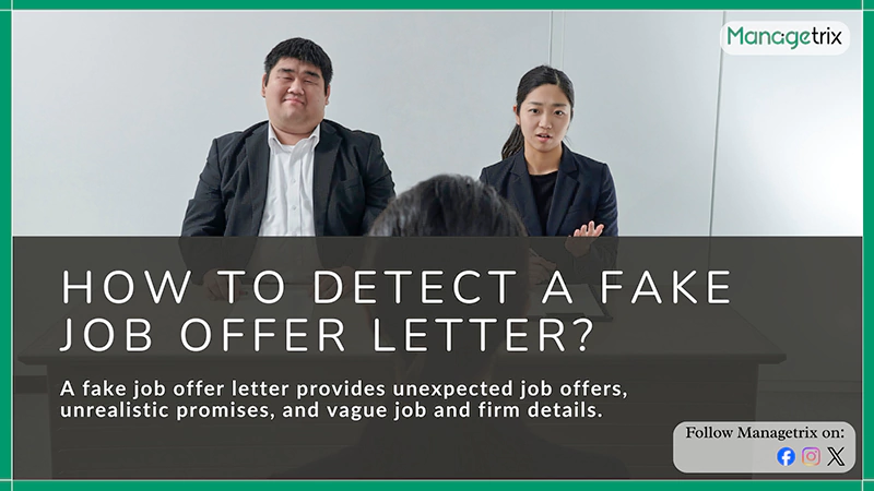How to Detect a Fake Job Offer Letter