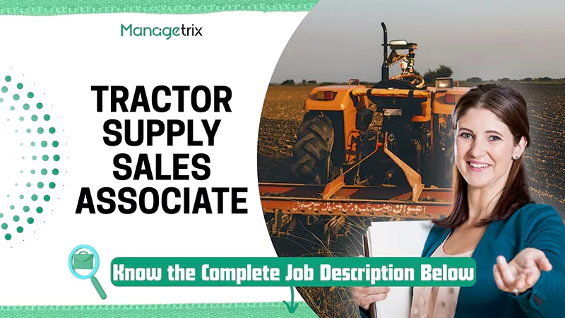 Tractor Supply Sales Associate Job Description