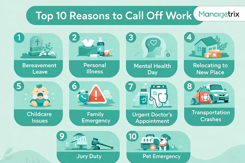 Reasons to Call off Work