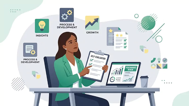 Writing a performance review for yourself examples