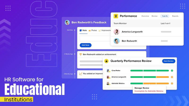 HR Software for Educational Institutions