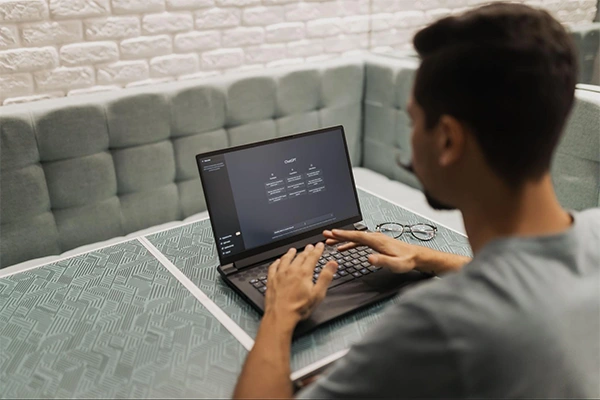 Man Using AI