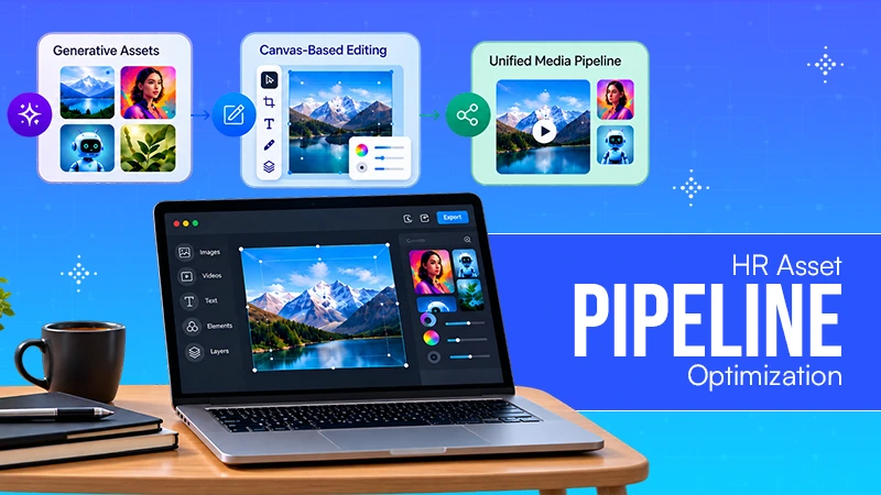 Digital Media Pipelines: Unifying Generative Assets and Canvas-Based Editing