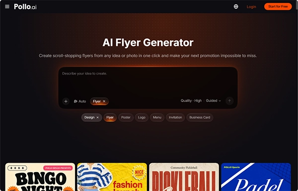 AI-Generated Flyers